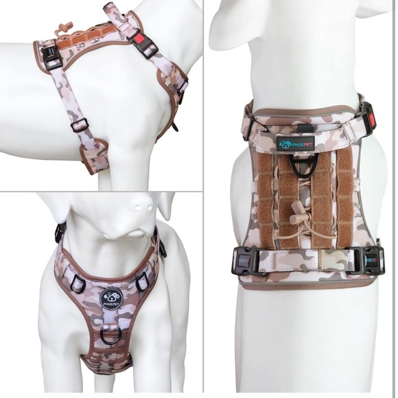 Other - No Pull Tactical Dog Harness, Service Dog Vest with Molle & Loop Panels